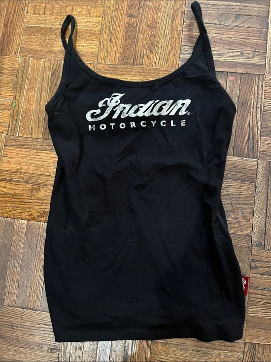 Indian motorcycle Tops - INDIAN MOTORCYCLE Women's Black Logo Tank Top, great cond XS